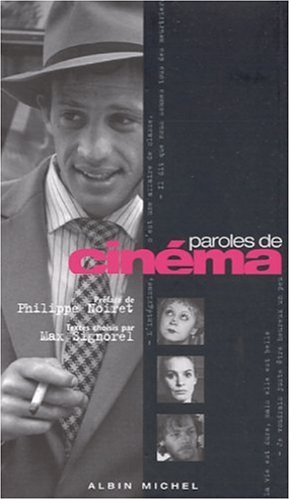 Book cover: Paroles de cinéma