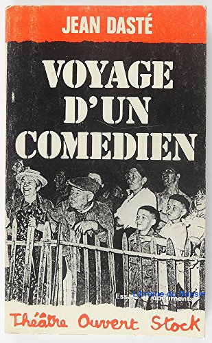 Couverture du livre: Voyage d'un comédien