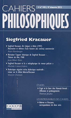 Couverture du livre: Siegfried Kracauer