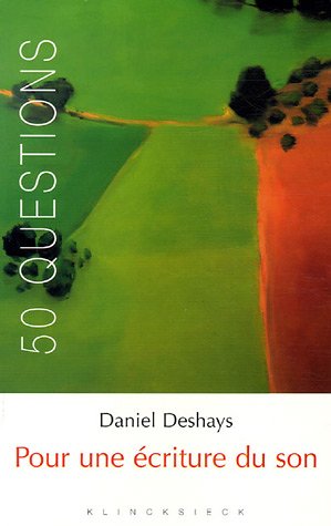 Couverture du livre : Pour une écriture du son