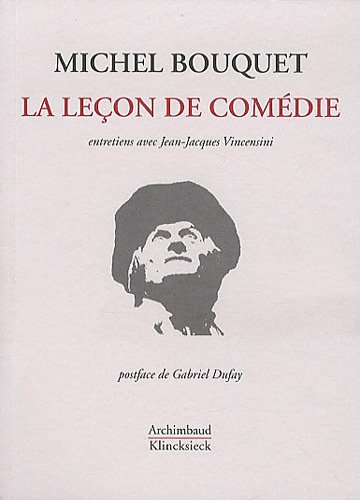 Book cover: La Leçon de comédie