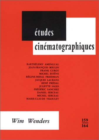 Book cover: Wim Wenders
