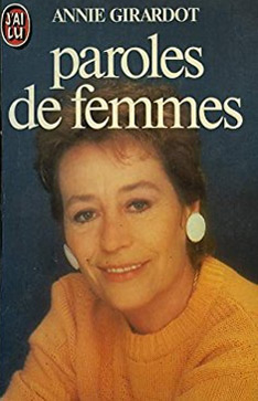 Book cover: Paroles de femmes
