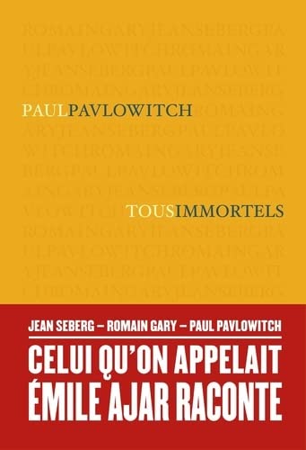 Couverture du livre : Tous immortels