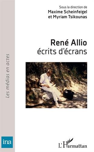 Book cover: René Allio, écrits d'écran