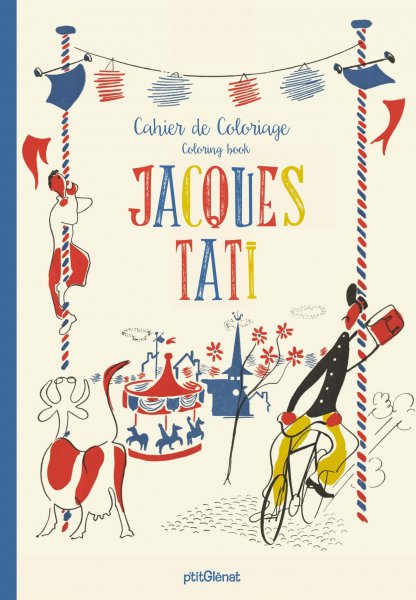 Couverture du livre: Cahier de coloriage Jacques Tati