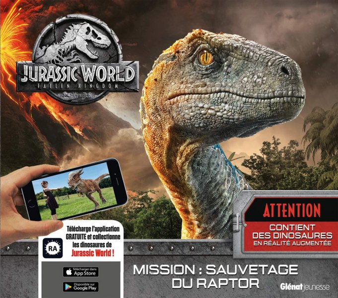 Couverture du livre : Jurassic World - Fallen Kingdom - Mission : sauvetage du raptor