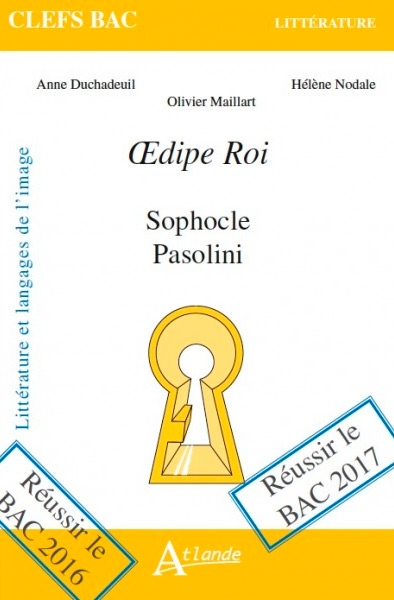 Book cover: Œdipe roi, Sophocle et Pasolini