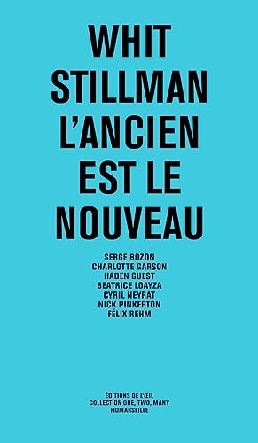 Book cover: Whit Stillman, l'ancien est le nouveau