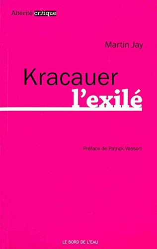 Couverture du livre: Kracauer l'exilé