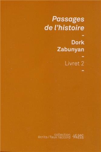 Couverture du livre : Passages de l'histoire