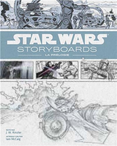 Book cover: Star Wars Storyboards - La prélogie