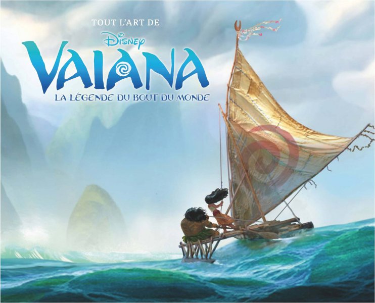 Book cover: Tout l'art de Vaiana - La légende du bout du monde