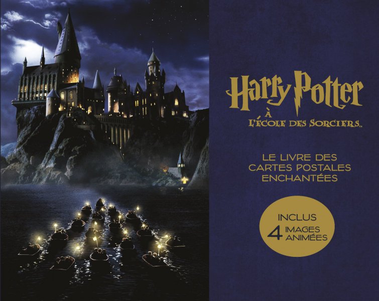 Couverture du livre: Harry Potter à l'école des sorciers - Le livre des cartes postales enchantées