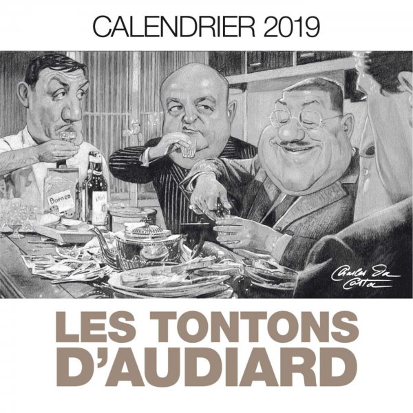 Book cover: Les Tontons d'Audiard - calendrier 2019
