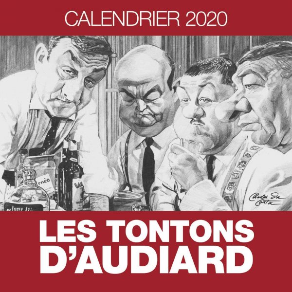 Book cover: Les Tontons d'Audiard - calendrier 2020