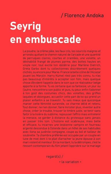 Couverture du livre : Seyrig en embuscade