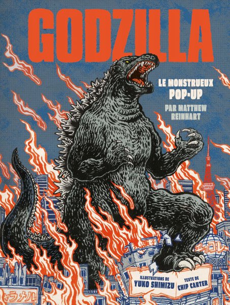 Book cover: Godzilla, le monstrueux pop-up