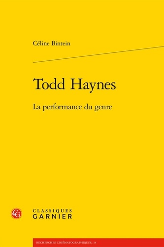 Book cover: Todd Haynes - La performance du genre