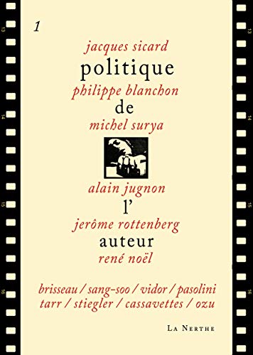 Book cover: Politique de l'auteur 1