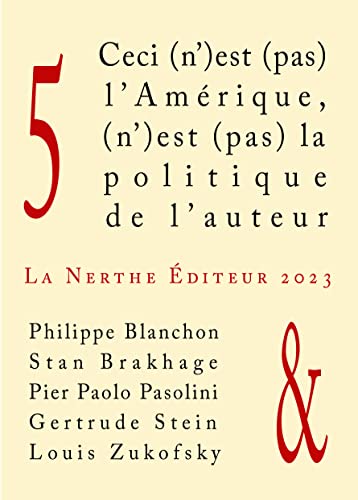 Couverture du livre : Ceci (n')est (pas) l'Amérique, (n')est (pas) la politique de l'auteur 5