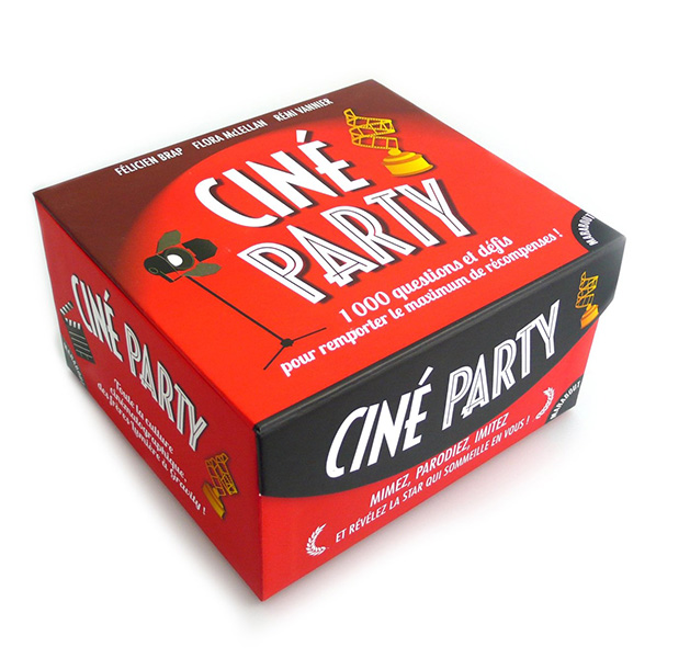 Couverture du livre : Ciné party - 1000 questions et défis