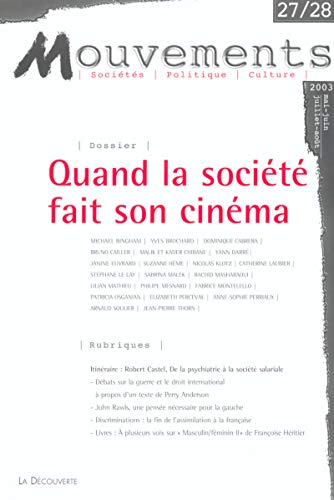 Couverture du livre : La société fait son cinéma.
