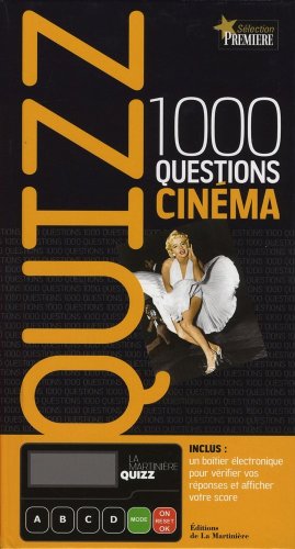 Couverture du livre: Quizz - 1000 questions cinéma