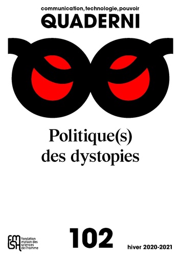 Couverture du livre : Politique(s) des dystopies