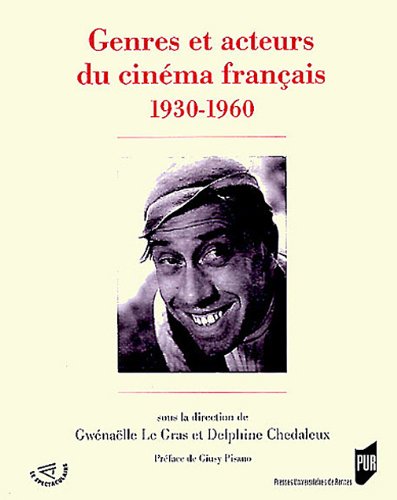 Couverture du livre : Genres et acteurs du cinéma français 1930-1960