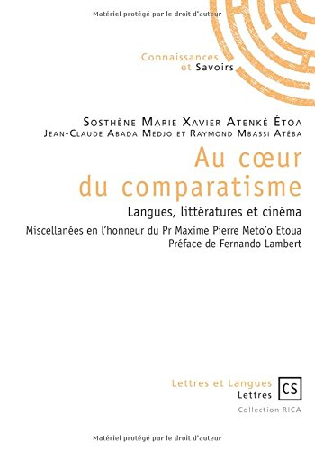Book cover: Au cœur du comparatisme - langues, littératures et cinéma