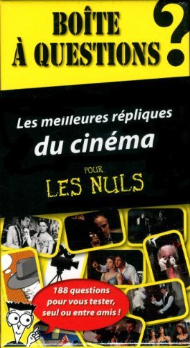 Couverture du livre : Les Meilleures Répliques du cinéma pour les nuls - Boîte à questions
