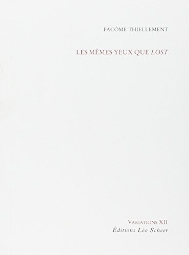 Couverture du livre : Les Mêmes Yeux que Lost
