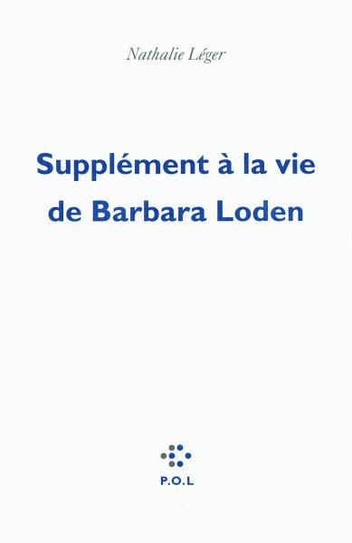 Couverture du livre : Supplément à la vie de Barbara Loden