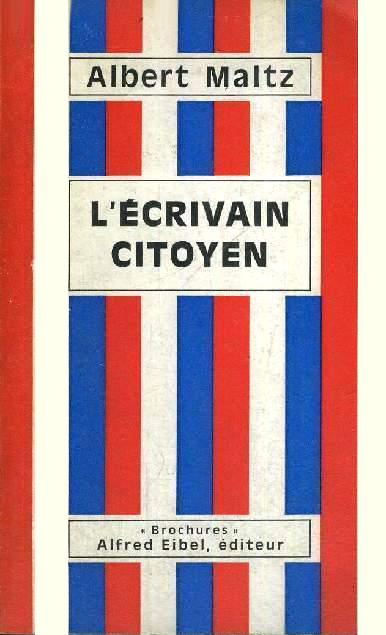 Couverture du livre: L'Écrivain citoyen