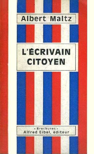 Book cover: L'Écrivain citoyen