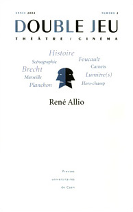 Book cover: René Allio