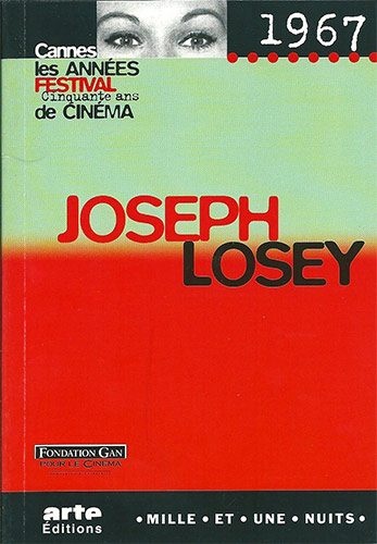Couverture du livre : Joseph Losey - Cannes 1967