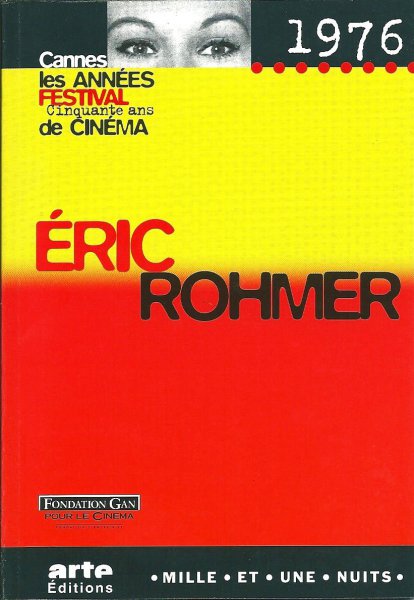Couverture du livre: Eric Rohmer - Cannes 1976