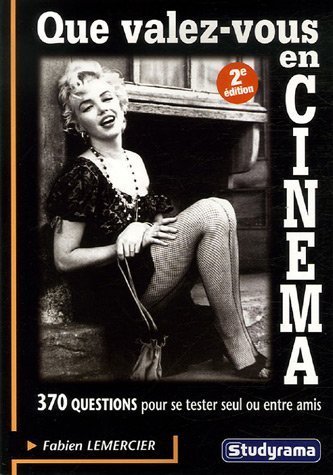 Book cover: Que valez-vous en cinéma ?