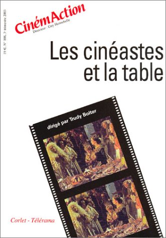 Couverture du livre : Les Cinéastes et la table