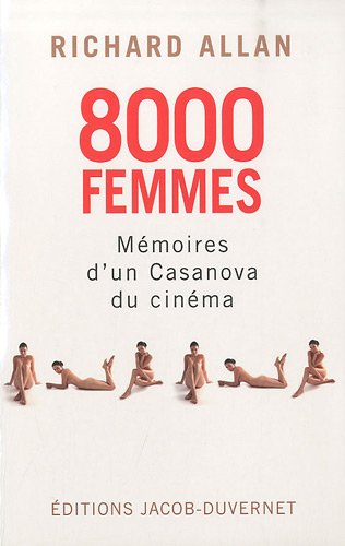 Book cover: 8000 femmes - Mémoires d'un Casanova du cinéma