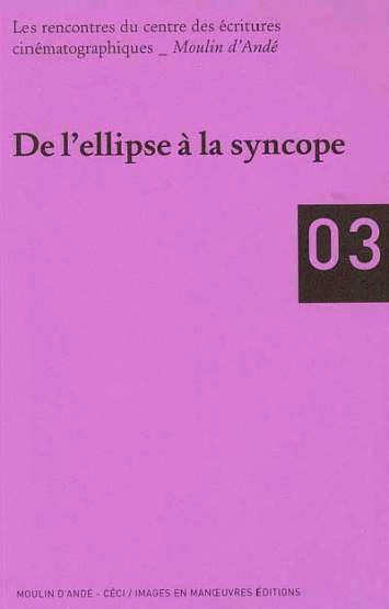 Couverture du livre : De l'ellipse à la syncope