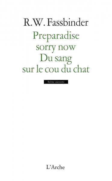 Book cover: Preparadise sorry now / Du sang sur le cou du chat