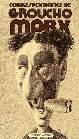 Couverture du livre: Correspondance de Groucho Marx