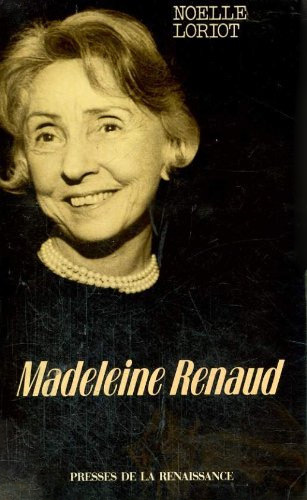 Couverture du livre : Madeleine Renaud