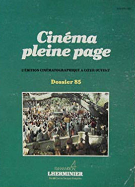 Couverture du livre : Cinéma pleine page - l'édition cinématographique à cœur ouvert
