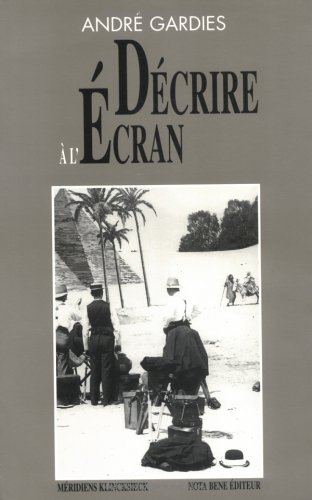 Book cover: Décrire à l'écran