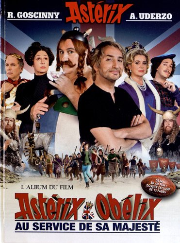 Book cover: Astérix et Obélix au service de Sa Majesté - L'album du film