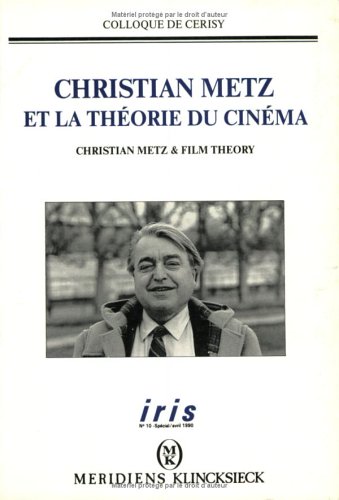 Book cover: Christian Metz et la théorie du cinéma